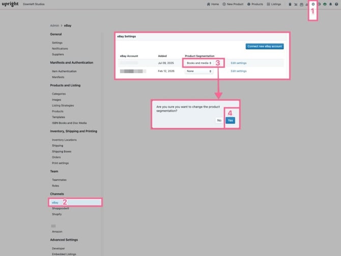 How to Select an eBay account to List Books - Google Docs - Google Chrome 2026-02-20 at 3.25.36 PM